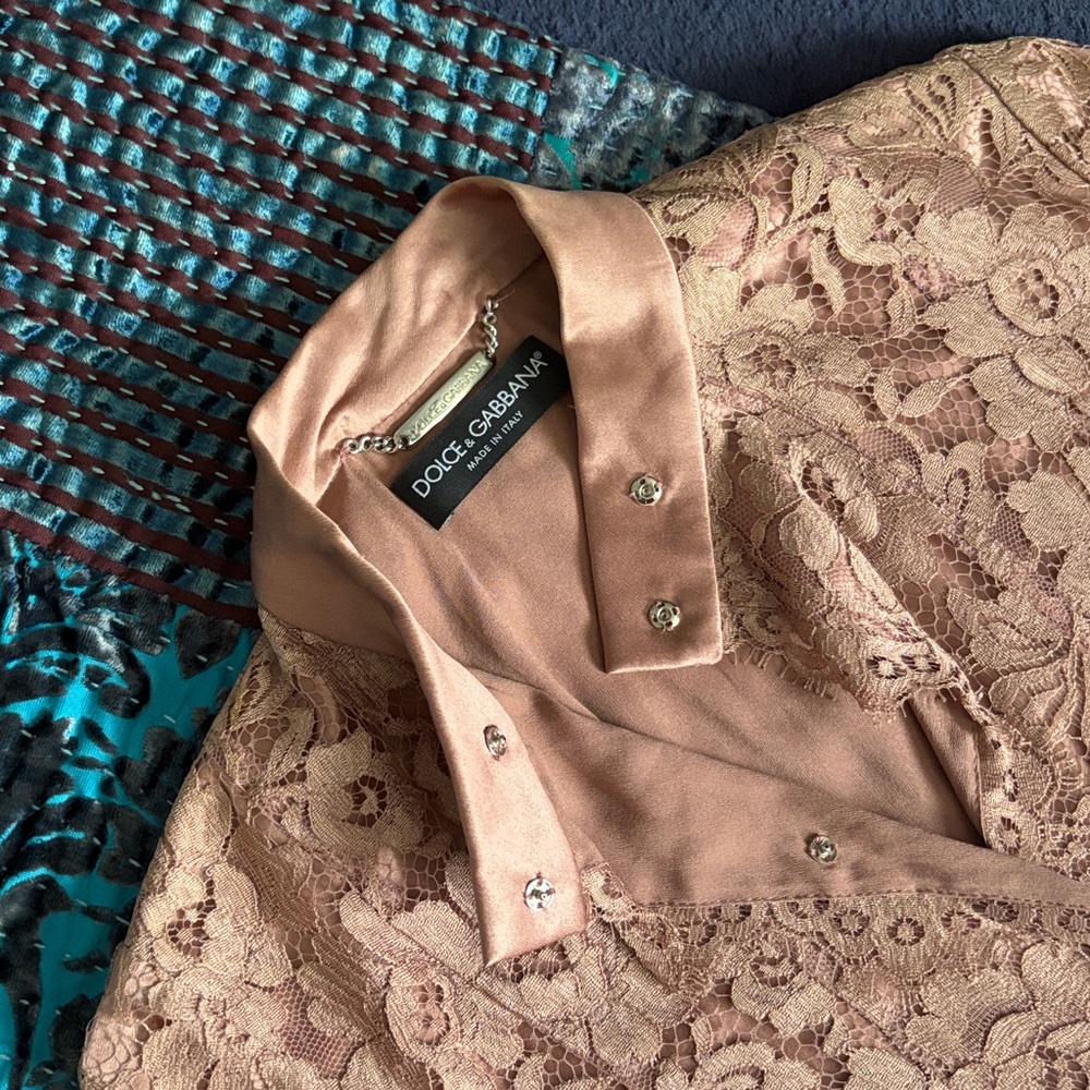 Dolce & Gabbana Lace Overcoat - Picture 4 of 13